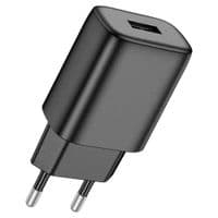 Зарядний пристрій HOCO C134A Solid single port charger (EU) Black