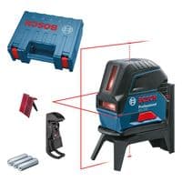 Нівелір лазерний Bosch GCL2-50+RM1+BM3 до 20м, ±0.3мм/м, 4AAx1.5В, IP54, чохол, мішеннь, кейс, 0.6кг