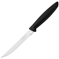 Ніж TRAMONTINA PLENUS black зубчатий 11.6см інд. блістер (23410/105)