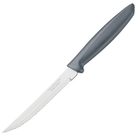 Ніж TRAMONTINA PLENUS grey зубчатий11.6см інд. блістер (23410/165)