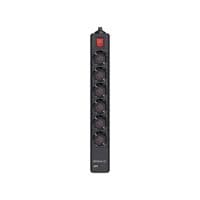 Мережевий подовжувач REAL-EL RS-PROTECT 605 3m, black (EL122300041)