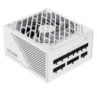 Блок живлення 1050 Вт, GameMax GX-1050 PRO, White, модульний, 80+ Platinum, Active PFC, 13.5 см, 3xMolex / 10xSATA / 1x16-pin / 4x6+2-pin / 2x4+4-pin / 1x20+4-pin, захист OTP / OCP / SCP / OVP / UVP / OPP