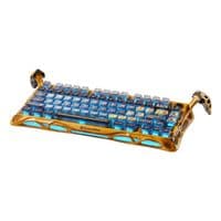 Клавиатура механическая GravaStar Mercury K1 Pro 80keys, GravaStar x Kailh Speedy Mint, BT/WL/USB, желтый