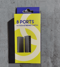 Коммутатор UT-SF08, 8 портов Ethernet 10/100 Мбит/с, USB DC5V0.6A. 120*36*21мм, BOX Q60