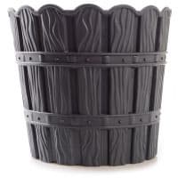Цветочный горшок VIOLET HOUSE 1046 BAMBOO ANTRACITE с дренажем 3 л. (1046 BAMBOO ANTRACITE д/цветов с дренажем 3 л.)