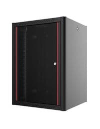 Шафа MIRSAN 19", 20U, WTN, 600x600 мм, максимально 100 кг, чорна