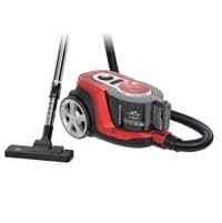 Пилосос Monte MT-8132, Red/Black, 2400W, контейнер, потужність всмоктування 500W, об'єм пилозбірника 3.5л, циклонна система, щітка підлога/килим, щілинна, для паркету, для м'яких меблів, HEPA-фільтр