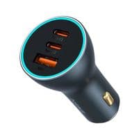 Автомобильное зарядное устройство Baseus Golden Contactor Pro GaN Fast Charging Car Charger U+2C 65W Lunar Gray