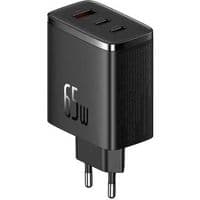 Зарядний пристрій Baseus Cube Pro Fast Charger 2C+U 65W EU Cluster Black