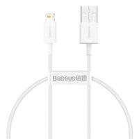 Кабель Baseus Superior Series Fast Charging Data Cable USB to iP 2.4A 0.25m White