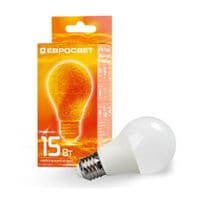 Лампочка Евросвет 15Вт 4200К A-15-4200-27 Е27