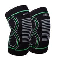 Фіксатор коліна PowerPlay PP-4099 Knee Support Чорно/Зелені S/M (PP_4099_S/M_Bl/Green)