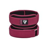 Атлетичний пояс RDX RX5 Double Belt неопреновий Pink S (WBD-RX5P-S)