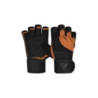 Рукавички для фітнесу RDX Micro Tan/Black Plus XL (WGM-L4TN-XL+)
