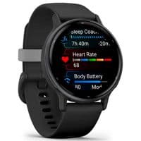 Смарт-часы Garmin Vivoactive 5 Slate Aluminum Bezel with Black Case and Silicone Band (010-02862-5A)