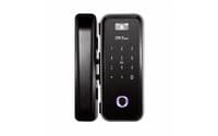 Smart замок ZKTeco GL300L для скляних дверей зі сканером відбитка пальця та зчитувачем Mifare