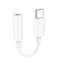 Кабель-переходник HOCO LS35 Type-C to 3.5mm digital audio converter White
