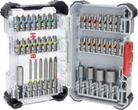 Біти Bosch Extra Hard Screwdriver Bit Set, набір 46шт, магнітний бітотримач, PH,PZ,T, SL, HEX, кейс