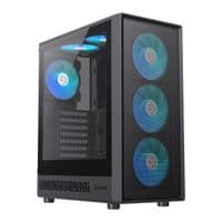 Корпус ATX без блока питания, закаленное стекло TX, M-ATX, ITX 1*usb 3.0 + 1* usb 2.0 6 FAN Pre i Storm 2 AB