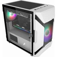 Корпус 1stPlayer D3-A, White, без БП, Mini Tower, Micro ATX/Mini ITX, 1xUSB 3.0/2xUSB 2.0, макс. CPU – 190 мм/VGA – 340 мм, боковая панель из закаленного стекла