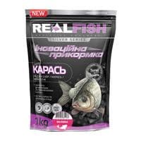 Прикормка Real Fish_ТОВ Silver Series Карась Малина 1kg (809.00.20)