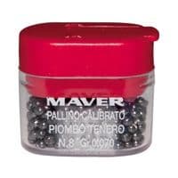 Грузило Maver набір Pallini Supercalibrati Teneri 4/0 (0.532g) (1300.36.10)