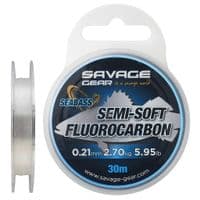 Флюорокарбон Savage Gear Semi-Soft Seabass 30m 0.32mm 5.51kg Clear (1854.18.68)