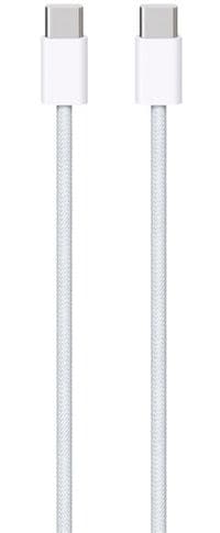 Кабель Apple USB Type-C - USB Type-C (M/M) 1 м, білий (MQKJ3-OEM)