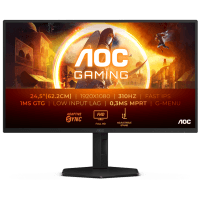 Монiтор TFT AOC 24.5" 25G4SXU IPS FHD 300nit 300Hz 2*HDMI DP USB Height Black