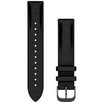 Ремешок Garmin 18mm Band Black Leather + Brushed Slate 010-12932-61