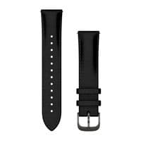 Ремешок Garmin 20mm Band Black Leather + Brushed Slate 010-12932-62