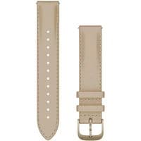 Ремінець Garmin Garmin 18mm Band, Light Sand Leather + Cream Gold 010-12932-60