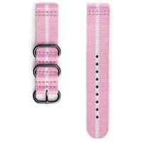 Ремешок для смарт-часов Samsung Gear Premium Nato Pink-White (GP-R600BREECAE)