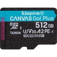 Карта памяти Kingston 512GB microSDXC 10 UHS-I U3 V30 A2 Canvas Go Plus G4 (SDCG4/512GBSP)
