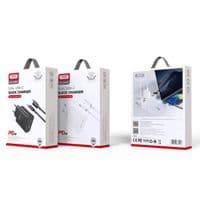 Мережевий зарядний пристрій XO L105 (2USB-С, 3А) PD Black (L105-CC.black)