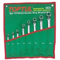 Ключ Toptul накидной 6-22мм (угол 75°) 8шт. (GAAA0810)
