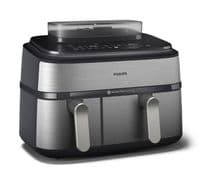 Мультипіч Philips Ovi Dual Steam 2750Вт, чаша-3+6л, сенсорне управл., 12 авто. программ,  пластик/метал