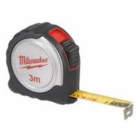 Рулетка Milwaukee C3/16, 3мх16мм, з фіксатором змотування, АБС-пластик