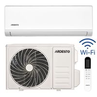 Кондиционер Ardesto CoolSmart 20м2 инвертор 7000BTU 2.0кВт A/A -15°С Wi-Fi R32 белый