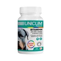 Витамины для собак Unicum PREMIUM EXTRA SIZE зубы и кости 100 табл. (4820275971685)