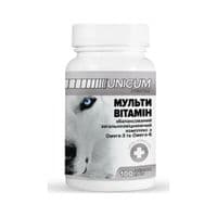 Вітаміни для собак Unicum PREMIUM мультивітамін 100 табл. (4820150201869)