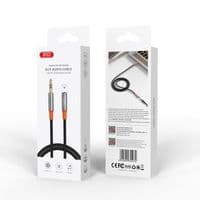 Аудіо-кабель XO AUX 3.5мм - AUX 3.5мм 1 м Black (NB-R269A.black)