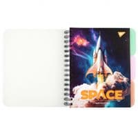 Блокнот Yes А5 Space adventure 144 листа пластиковая обложка (681955)