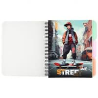 Блокнот Yes А5 Street guy 144 листа пластиковая обложка (681960)