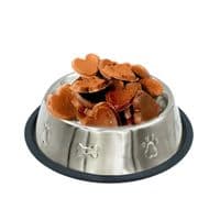 Лакомство для собак Lucky Star Утиное вяленое мясо в форме сердца ≈4 см 500 г (4820112458140)