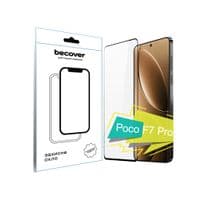 Стекло защитное BeCover Poco F7 Pro Black (713416)