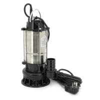 Погружной насос, 550W, 220V, до 6 м3; / час, подъём до 9 м, 40 мм, нержавеющая сталь + переходник