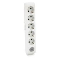 Колодка VIKO Multi-Let 5 гнізд, із заземленням, з вимикачем, біла
