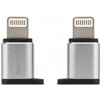 Адаптер Remax Visual micro USB - Lightning (F/M) Silver (RA-USB2-SILVER)