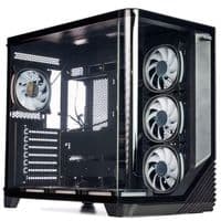 Корпус Qube Mirage, Black, без БП, для ATX/Micro ATX/Mini-ITX, 1xUSB 3.0/2xUSB 2.0, макс. CPU – 165 мм/VGA – 410 мм, 7x120 мм ARGB, боковая и передняя панель из закаленного стекла (MIRAGE_GBNU3)